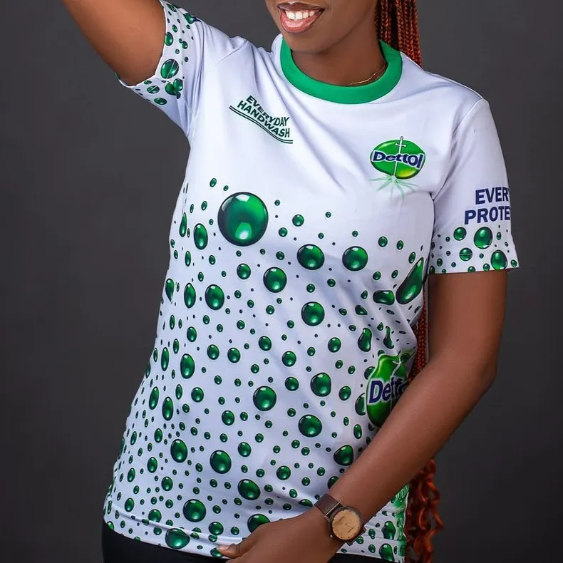 Best high top quality customized branded corporate company office round neck t-shirt design and printing in Lagos, Abuja, Nigeria, Africa.