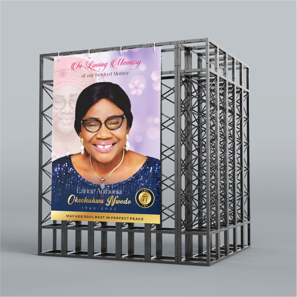 Best high top quality customized branded custom funeral/burial banner design and printing in Lagos,
                                                            Abuja, Nigeria, Africa.