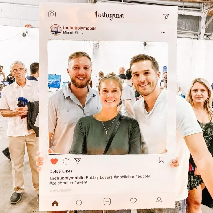 best high top quality custom branded customized instagram props picture frame design and printing in Lagos, Abuja, Nigeria, Africa.