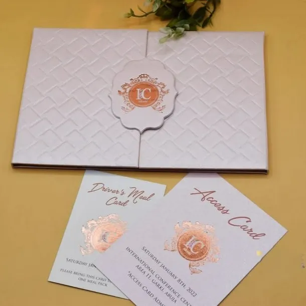 Best high top quality customized branded custom wedding invitation box design and printing in Lagos,
                                                            Abuja, Nigeria, Africa.