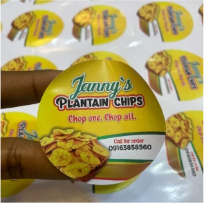 Customized high top quality custom branded promotional retractable fashionable luxury premium corporate product sticker label design and printing in Lagos, Abuja, Nigeria, Africa