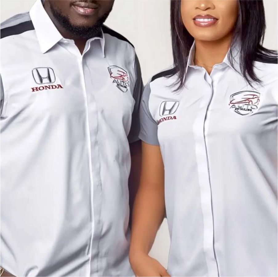 Best high top quality customized branded custom corporate company button up t-shirt design and printing in Lagos,
                                                            Abuja, Nigeria, Africa.