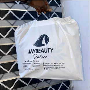 Best high top quality customized branded fashionable retractable luxury premium drawstring fancy nylon bag design and printing in Lagos, Abuja, Nigeria, Africa.