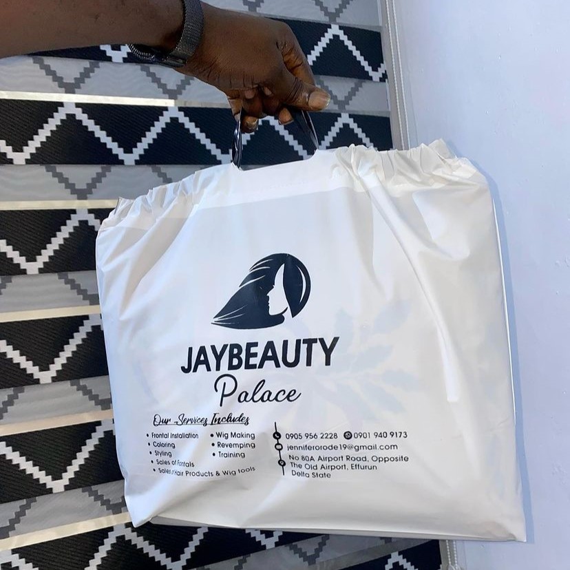 best high top quality custom branded customized luxury fancy drawstring nylon bag design and printing in Lagos, Abuja, Nigeria, Africa.