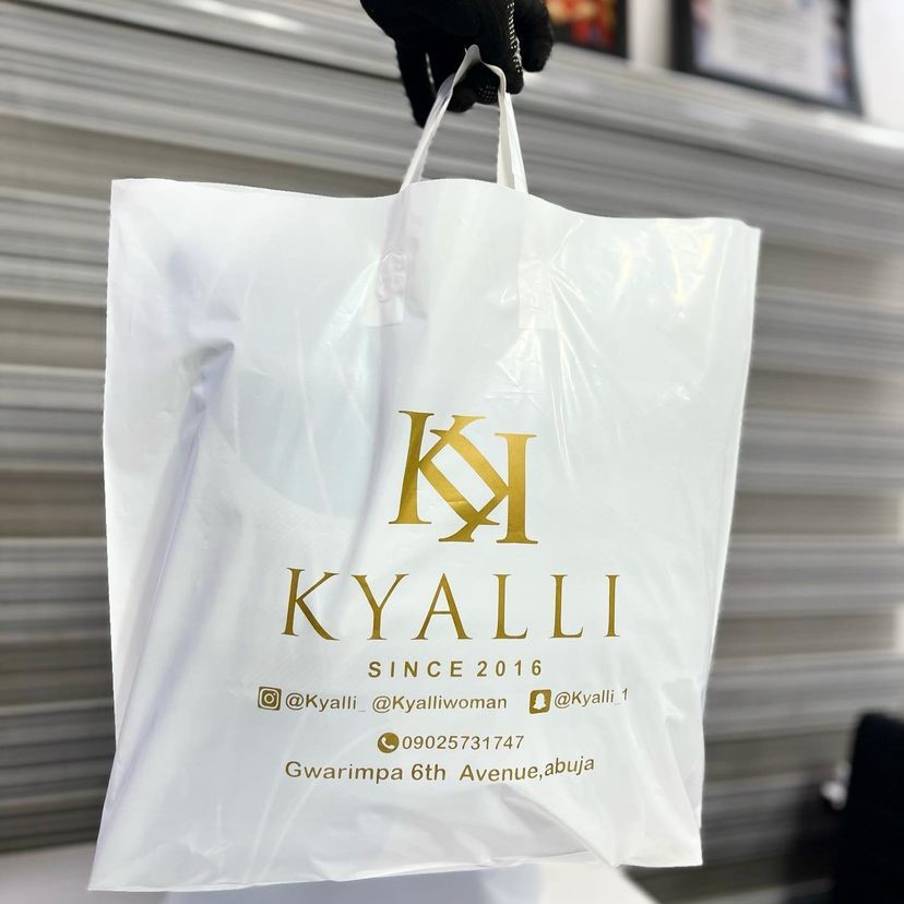 High best top quality customized branded custom premium retractable luxury fancy loop handle nylon bag design and printing
                                                            in Lagos, Abuja, Nigeria, Africa.