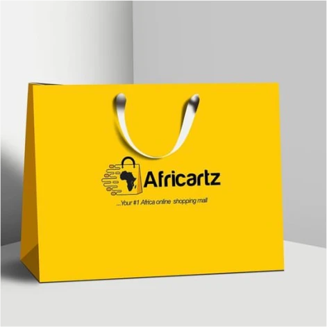 Customized high best quality top branded custom retractable promotional luxury premium shopping paper bag design and printing in Lagos, Abuja, Nigeria, Africa.