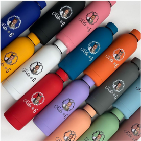 best high top quality custom branded customized retractable fashionable luxury premium corporate birthday water bottle souvenir gift item design and printing in Lagos, Abuja, Nigeria, Africa.