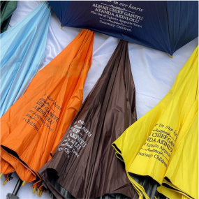 best high top quality custom branded customized retractable fashionable luxury premium corporate funeral/burial event party umbrella souvenir gift item design and printing in Lagos, Abuja, Nigeria, Africa.
