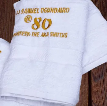 best high top quality custom branded customized office promotional retractable corporate bath towel design and printing in Lagos, Abuja, Nigeria, Africa.