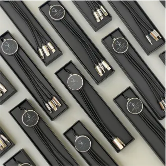 Customized high best quality top branded custom retractable promotional luxury 3 in 1 multi charging cable design and printing in Lagos, Abuja, Nigeria, Africa.