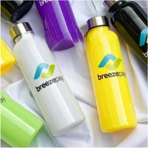 Customized branded best high top quality custom luxury premium corporate clear candy water bottle design and printing in Lagos, Abuja, Nigeria, Africa.