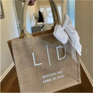Customized high top quality custom branded promotional retractable fashionable luxury premium corporate jute bag design and printing in Lagos, Abuja, Nigeria, Africa