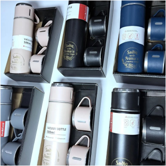 Best high top quality customized branded fashionable retractable luxury premium gift vacuum flask set souvenir gift item design and printing in Lagos, Abuja, Nigeria, Africa.