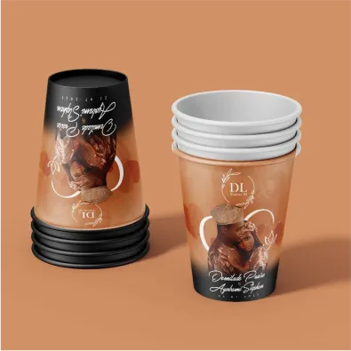 Customized high best quality top branded custom retractable promotional luxury corporate wedding event party paper cup design and printing in Lagos, Abuja, Nigeria, Africa.