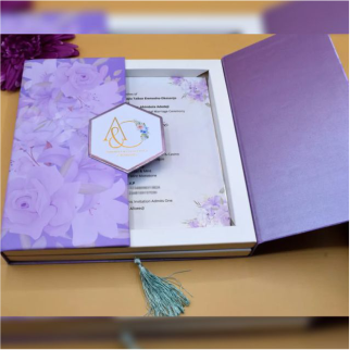 Best high top quality customized branded fashionable retractable luxury premium wedding invitation box set design and printing in Lagos, Abuja, Nigeria, Africa.
