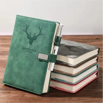 Customized high top quality custom branded promotional retractable fashionable luxury premium corporate journal notebook design and printing in Lagos, Abuja, Nigeria, Africa