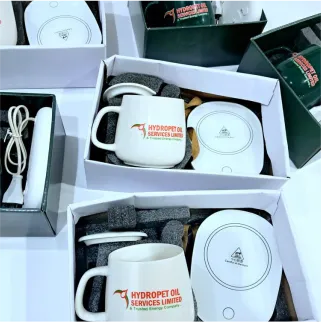 Best high top quality customized branded custom promotional retractable corporate heating mug set design and printing in Lagos,
                                                        Abuja, Nigeria, Africa.