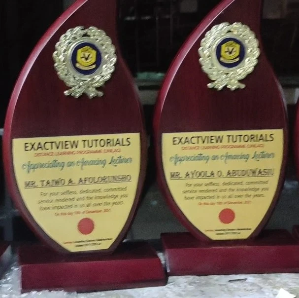 High top best quality customized branded custom wooden award plaque design and printing in Lagos, Abuja, Nigeria, Africa.