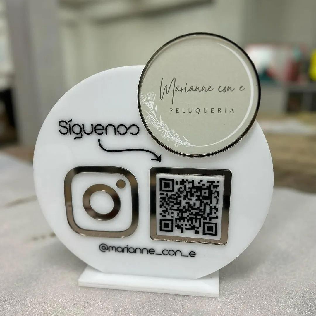 Best high top quality customized branded company business acrylic social media table top sign design and printing in Lagos, Abuja, Nigeria, Africa.