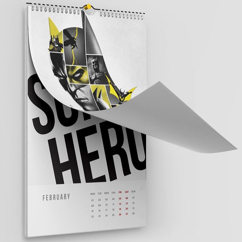 Top high best quality customized branded office wall calendar branding design and printing in Lagos, Abuja, Nigeria Africa.