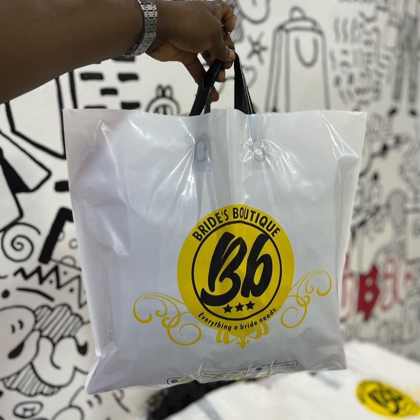 Customized branded best high top quality custom company premium business fancy loop handle nylon bag design and printing in Lagos, Abuja, Nigeria, Africa.