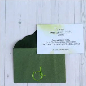 Customized high top quality custom branded wedding access card design and printing in Lagos, Abuja, Nigeria, Africa