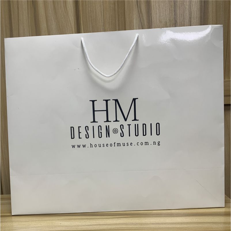 Customized branded best high top quality custom standard premium shopping paper bag design and printing in Lagos, Abuja, Nigeria, Africa.