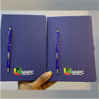 Customized branded best high top quality custom luxury premium corporate magnetic pen hold notebook design and printing in Lagos, Abuja, Nigeria, Africa.