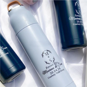 Best quality customized portable vacuum flask for wedding souvenirs and gift items printing in lagos nigeria