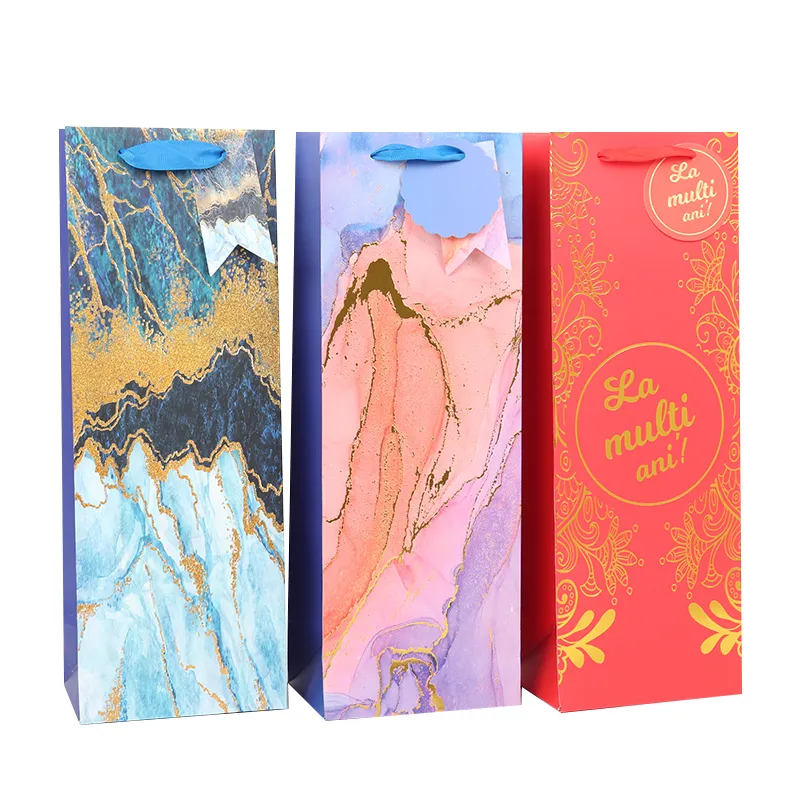 customized wedding wine paper bags marriage wedding souvenirs wine paper bag printing in lagos nigeria