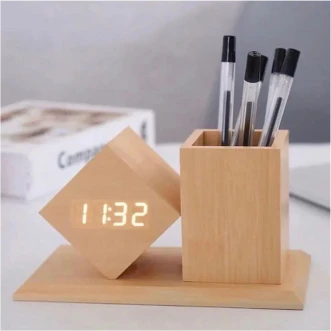 Customized branded best high top quality custom luxury premium corporate personalized desktop wooden pen holder design and printing in Lagos, Abuja, Nigeria, Africa.