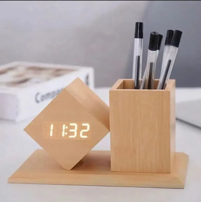 high quality customized wedding wooden pen holder wedding gifts for guests