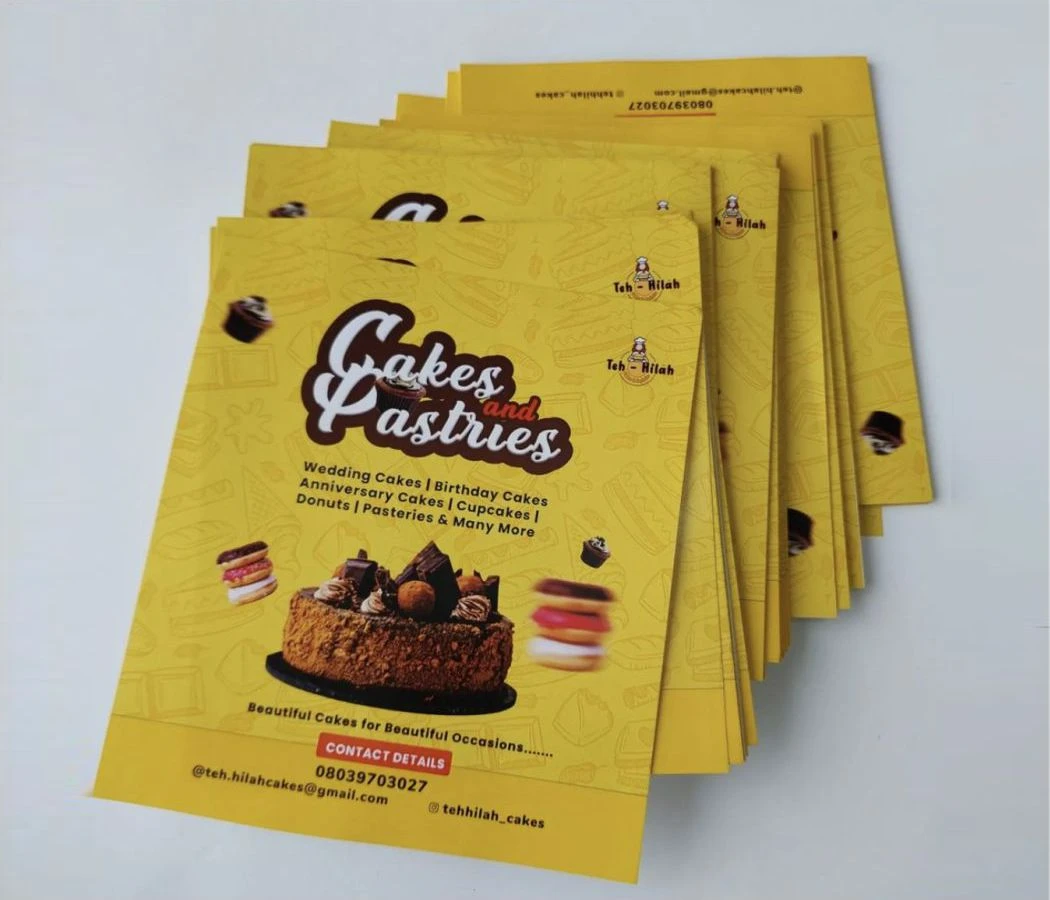 high quality flyer design and printing in lagos nigeria