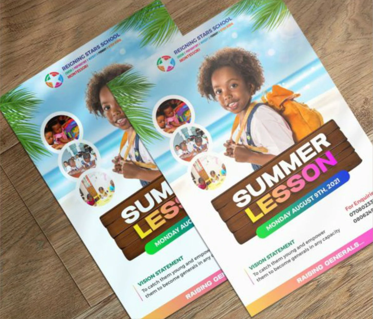 high quality school flyer design and academic school flyer printing in lagos nigeria