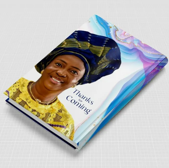 best quality funeral souvenir hardcover jotter printing in lagos nigeria