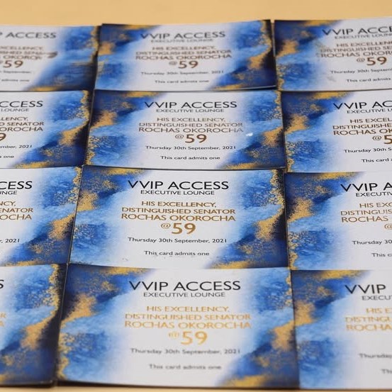 best quality funeral party access card burial gate pass design and printing in lagos nigeria.
                                                  