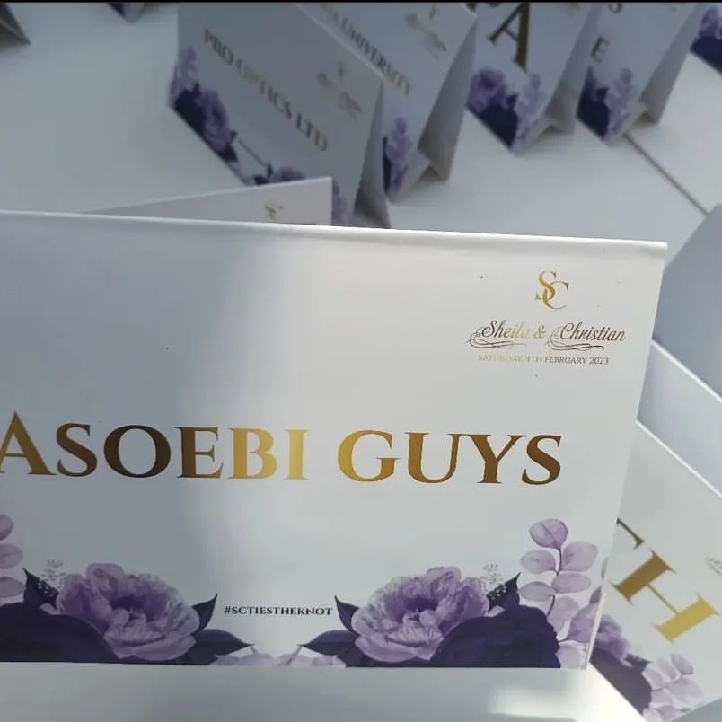 funeral party table stand burial event table reserve tag tent cards design and printing in lagos nigeria