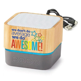 Top high best quality customized branded standard fancy retractable promotional luxury premium bamboo bluetooth speaker design and printing in Lagos, Abuja, Nigeria Africa.