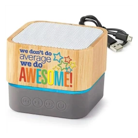 Best quality customized wedding bamboo bluetooth speaker wedding marriage gift items and souvenir printing in lagos nigeria