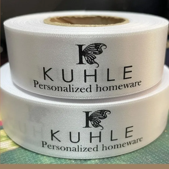 High top best quality customized branded custom satin ribbon design and printing in Lagos, Abuja, Nigeria, Africa.