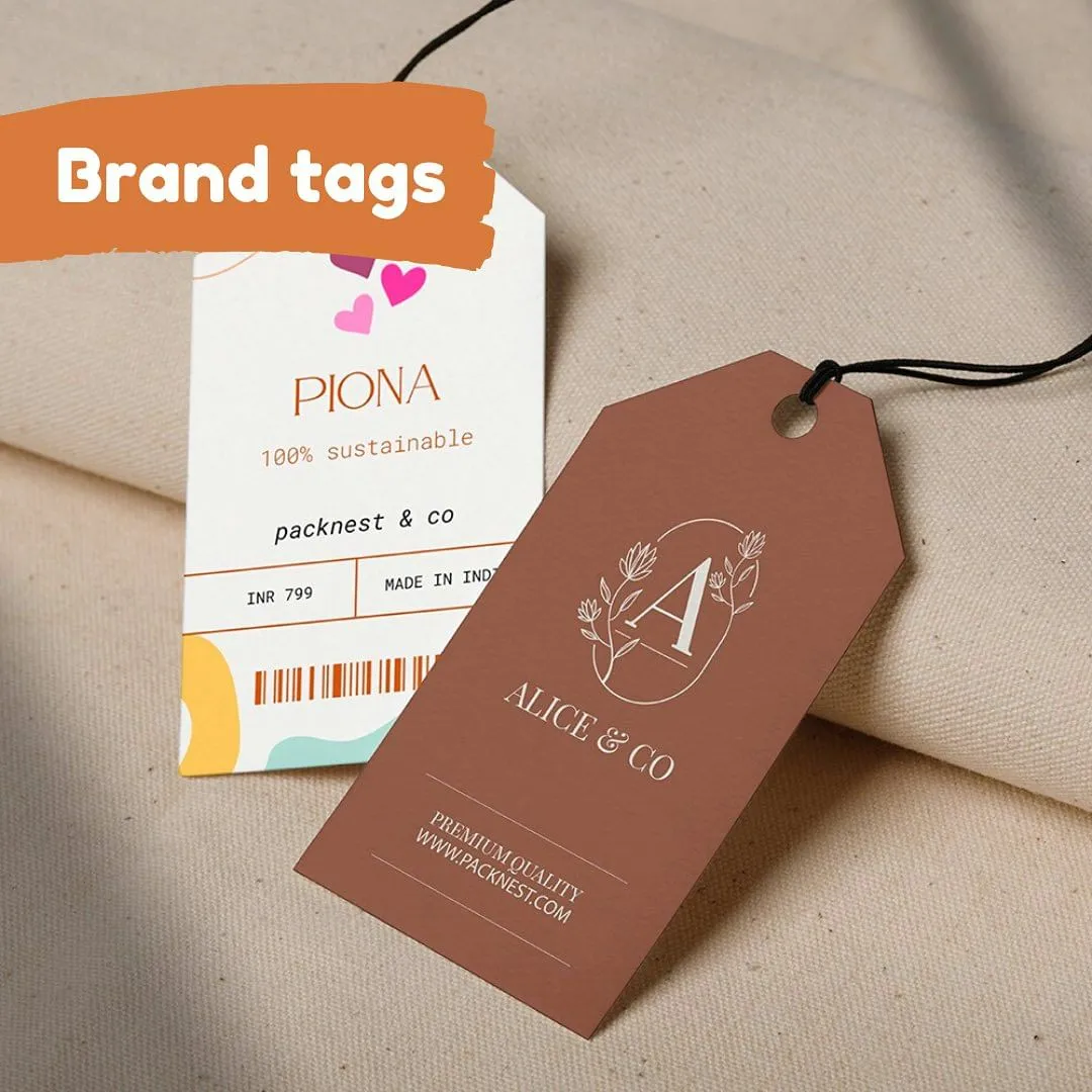 Customized clothing hang tag clothe label brand tags card design and printing in lagos nigeria