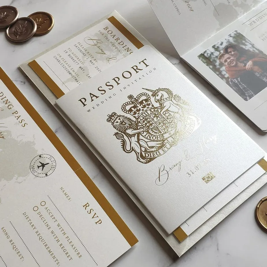 premium wedding passport invitation card printing in lagos nigeria