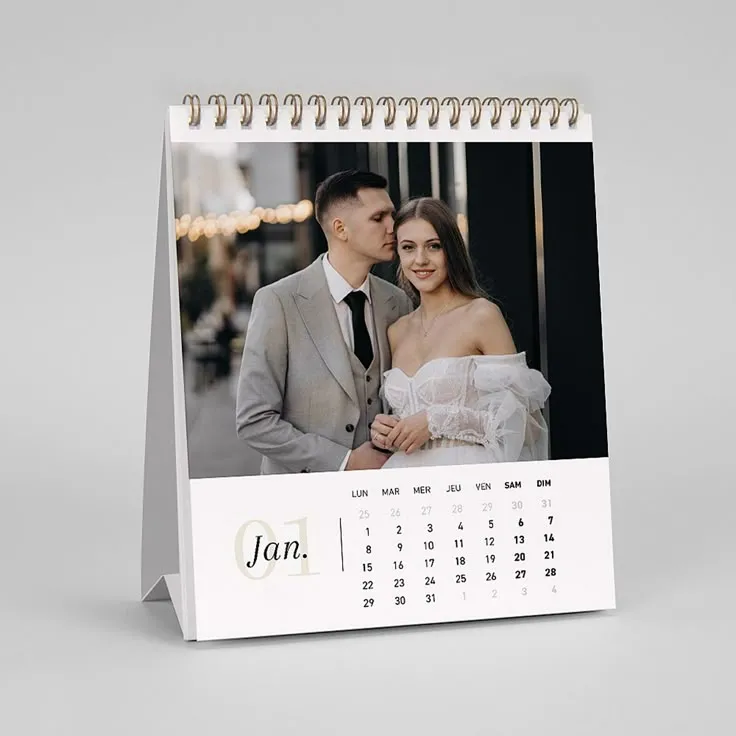 top quality customized wedding table desk calendar wedding souvenir gift items desktop calendar printing in lagos nigeria