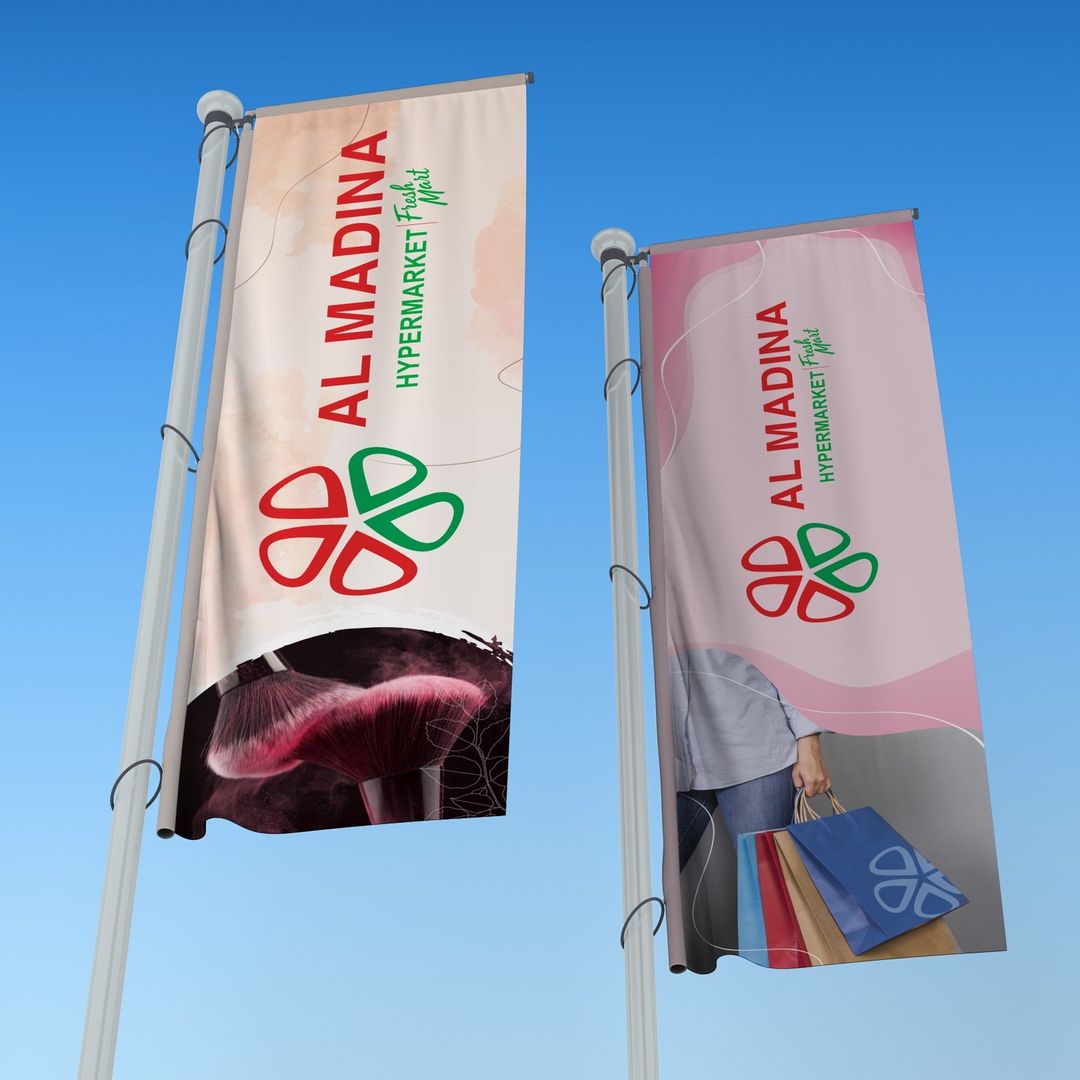 high quality lamp post banner advertisement lamp post banner flag road street lamp post banner printing in lagos nigeria