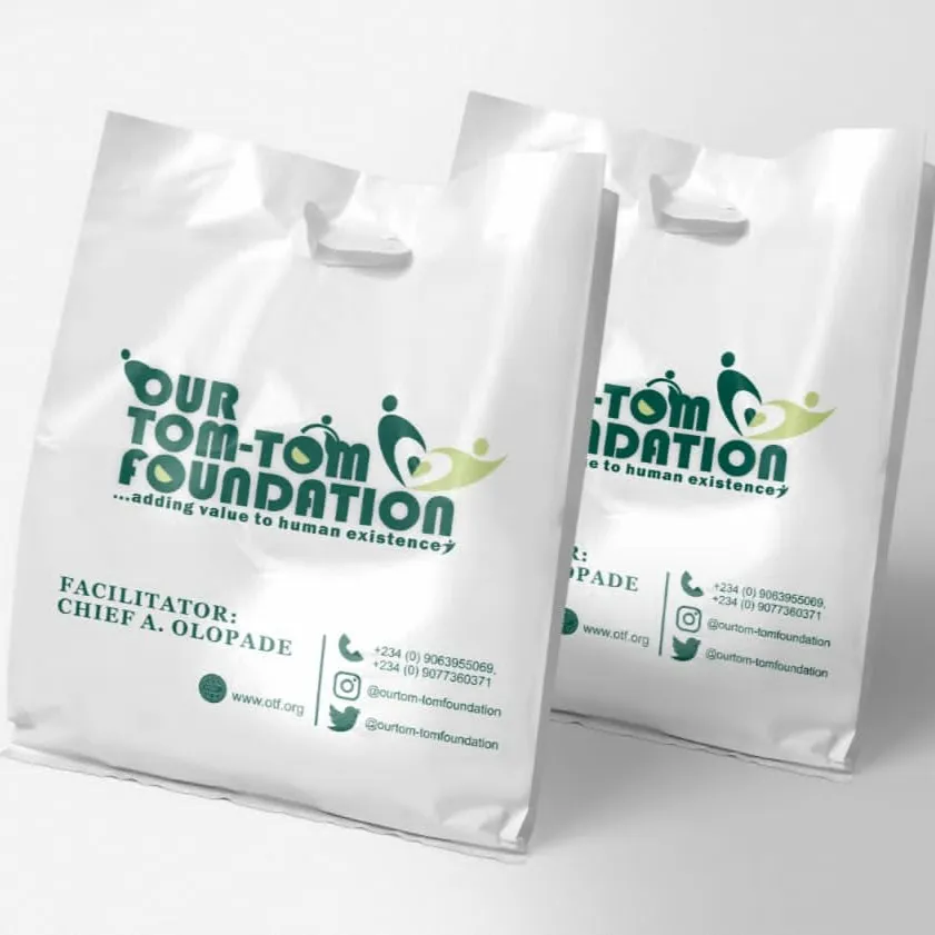 Customized high best quality top branded custom retractable premium gift shopping poly bag branding design and printing in Lagos, Abuja, Nigeria, Africa.
