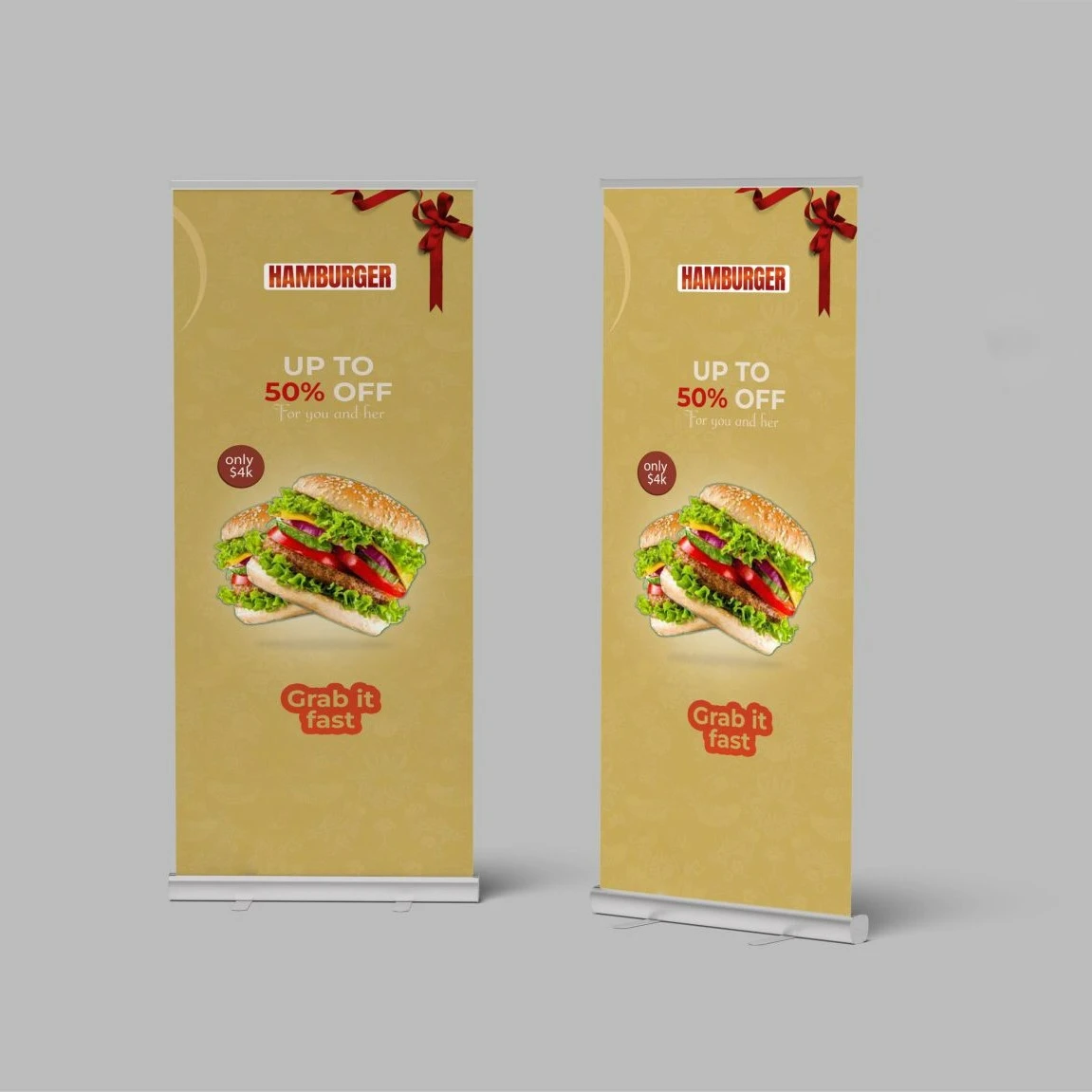Customized high best quality top branded custom promotional business company roll up banner design and printing in Lagos, Abuja, Nigeria, Africa.