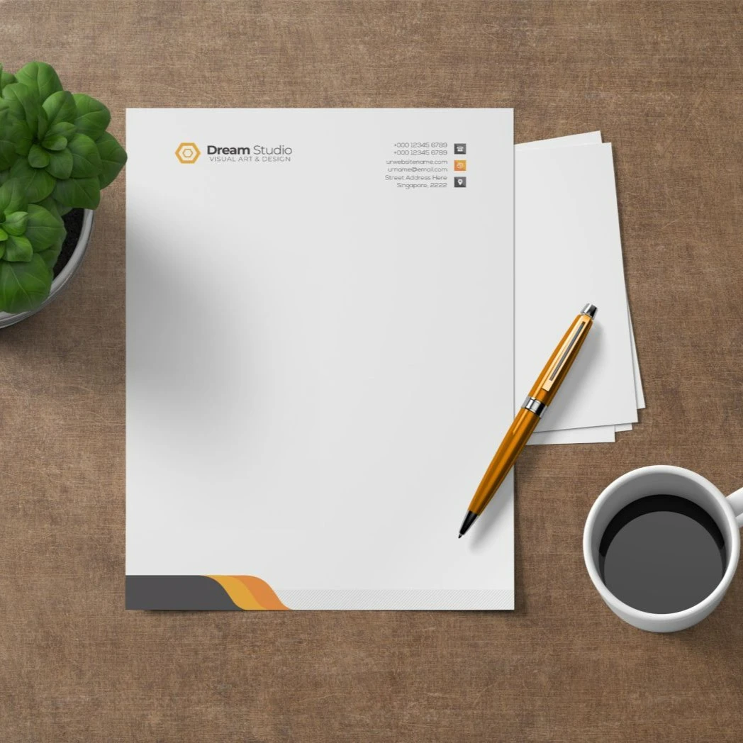 best Quality company letterhead business letterhead customized letterhead design and printing in lagos, nigeria.
