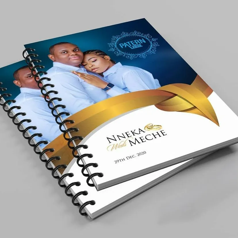 best high top quality custom branded customized retractable fashionable premium personalized wedding jotter notepad design and printing in Lagos, Abuja, Nigeria, Africa.
