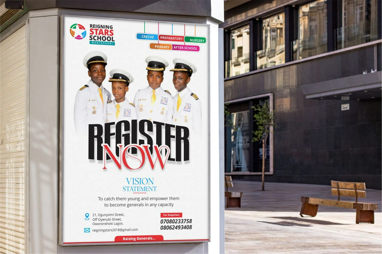 School and college A1 poster design & printing in lagos nigeria
                                                      