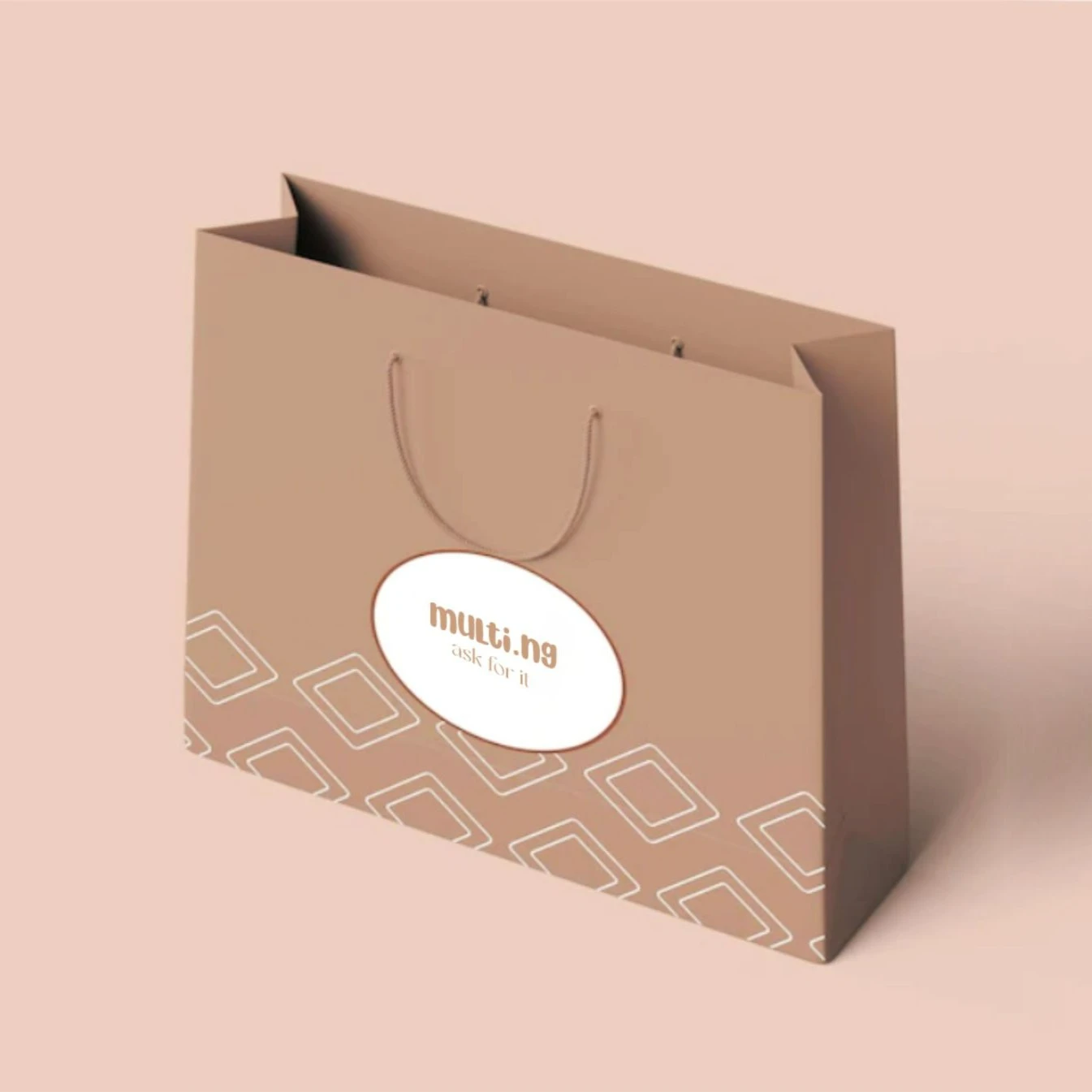 Customized high top quality custom branded shopping paper bag design and printing in Lagos, Abuja, Nigeria, Africa